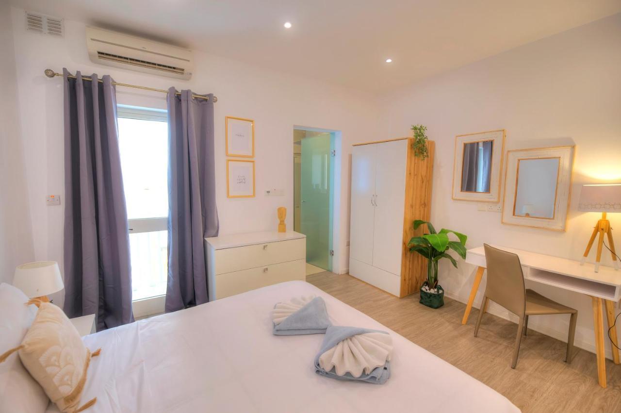 Spacious 4 Bedrooms With Sea View Balcony Goslm-3 Сліма Екстер'єр фото